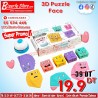 Un 3D puzzle Face