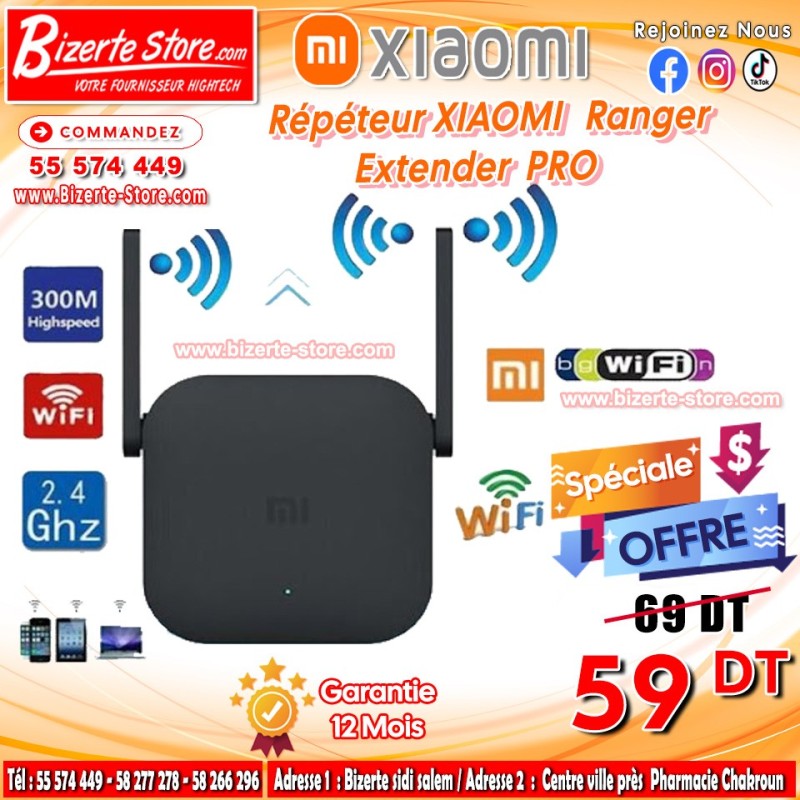 Répéteur Xiaomi Mi Wi-Fi Range Extender Pro / 300 Mbps
