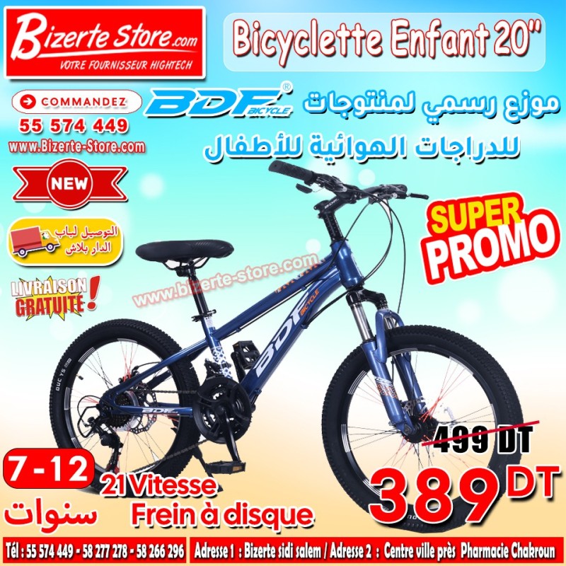 Bicyclette Vitesse   Enfant BDF Taille 20
